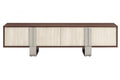 MUEBLE TV MDF METAL 180X40X43,5 SIMIL MARMOL