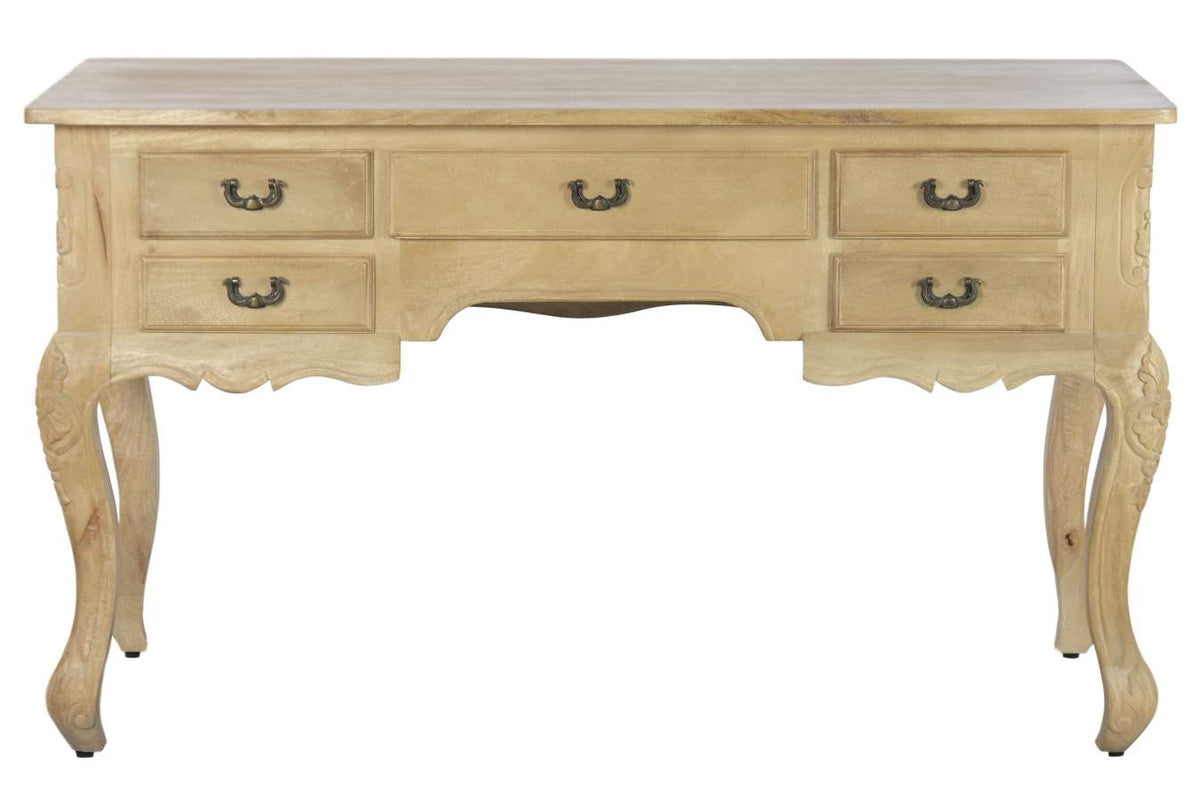 ESCRITORIO MADERA MACIZA 133X68X75 DECAPE NATURAL