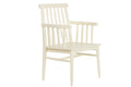 SILLA MANGO MDF 60X50X98 CREMA