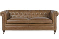 SOFA CHESTER PIEL 190X77X80 3 PLAZAS