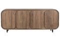 BUFFET TECA RECICLADA 200X45X80 4 PUERTAS NATURAL