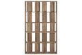 ESTANTERIA TECA RECICLADA 124X20X210 NATURAL