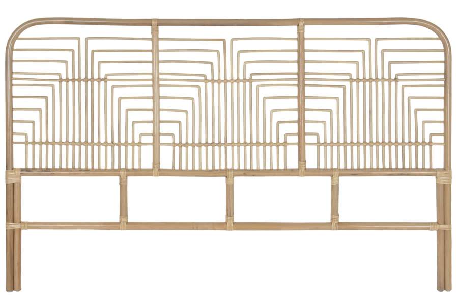 CABECERO CAMA RATAN 183X4X114 NATURAL