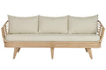 SOFA RATAN POLIESTER 200X78X76 NATURAL