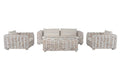 SOFA SET 4 RATAN 220X103X64 INCLUYE COJINES DECAPE