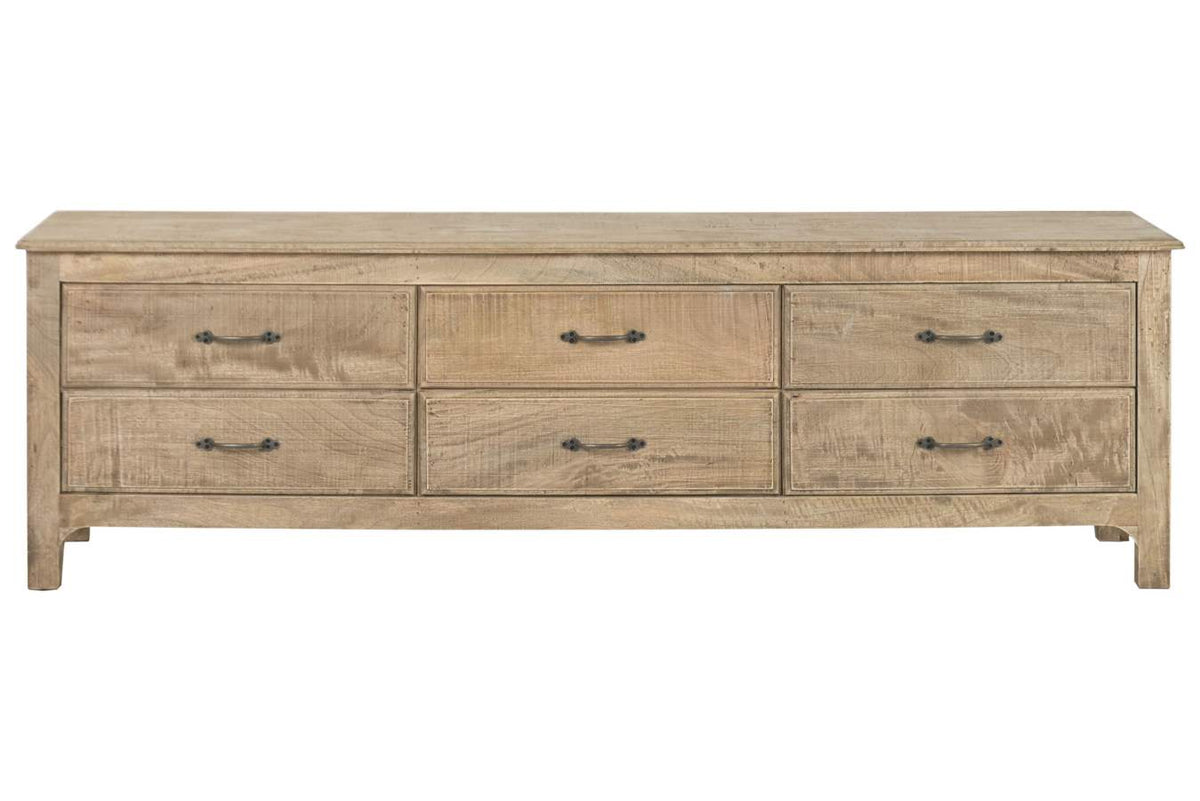 MUEBLE TV MANGO 180X45X55 NATURAL
