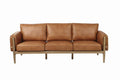 SOFA FRESNO PU 220X80X82 MARRON