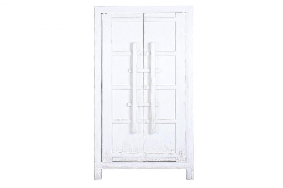 ARMARIO OLMO MACIZO 115X48X210 BLANCO
