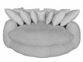 SILLON FOAM POLIESTER 182X167X52,5 GRIS CLARO