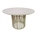 MESA REDONDA COMEDOR MDF RATAN 120X120X75