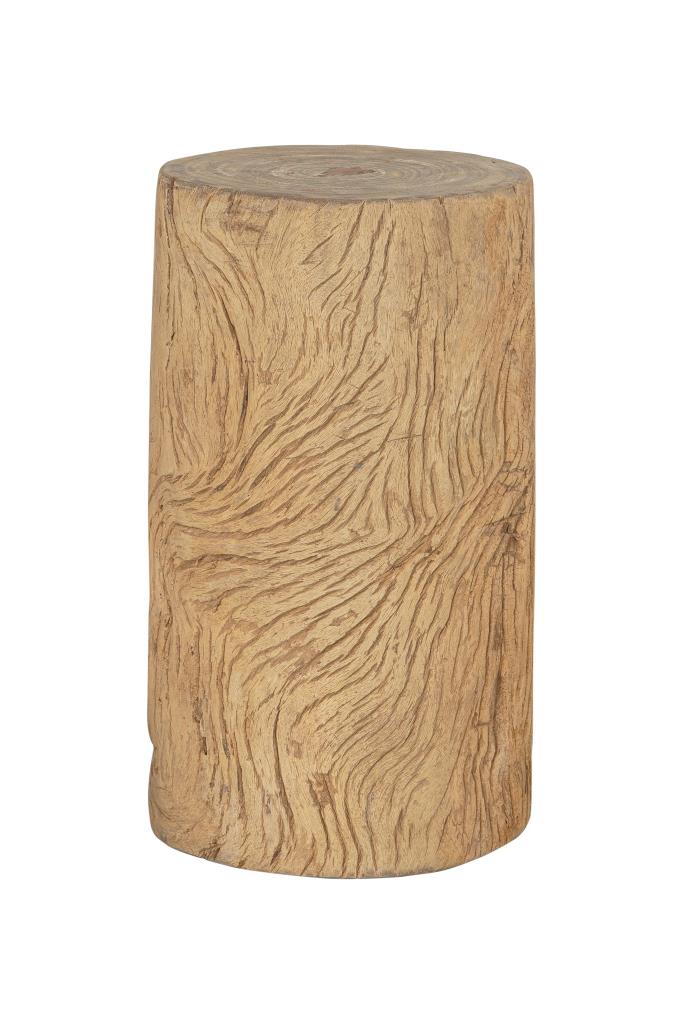 PEDESTAL MADERA RECICLADA 33X33X66