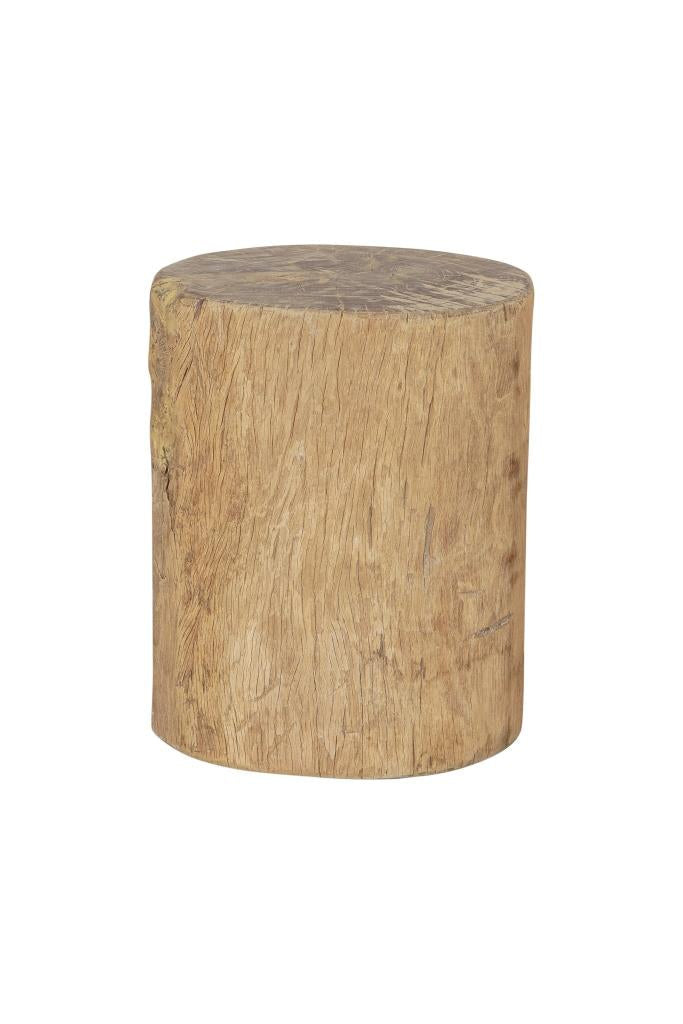 MESITA AUXILIAR MADERA RECICLADA 33X33X38