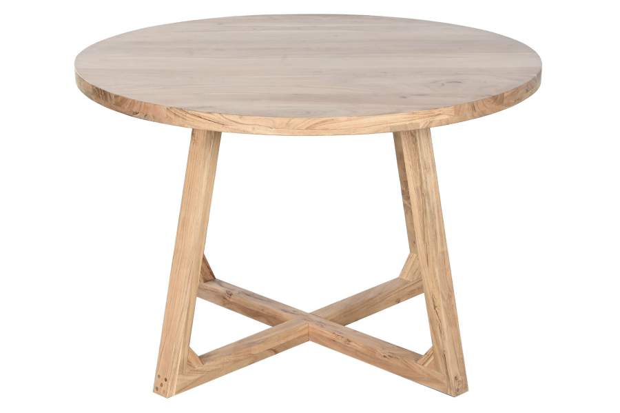 MESA REDONDA COMEDOR ACACIA 140X140X76