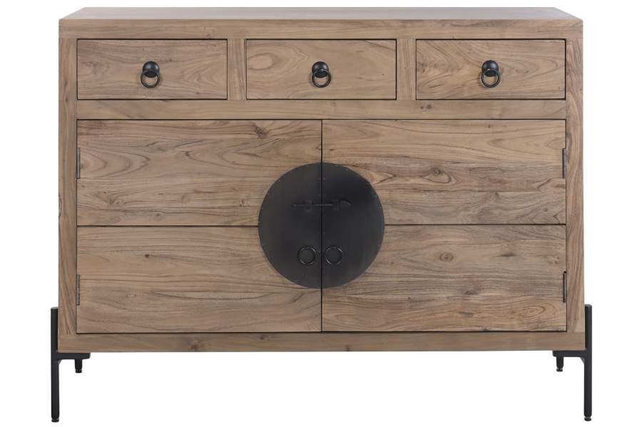 BUFFET ACACIA METAL 118X40X92