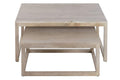 MESA CENTRO SET 2 MANGO 90X90X41