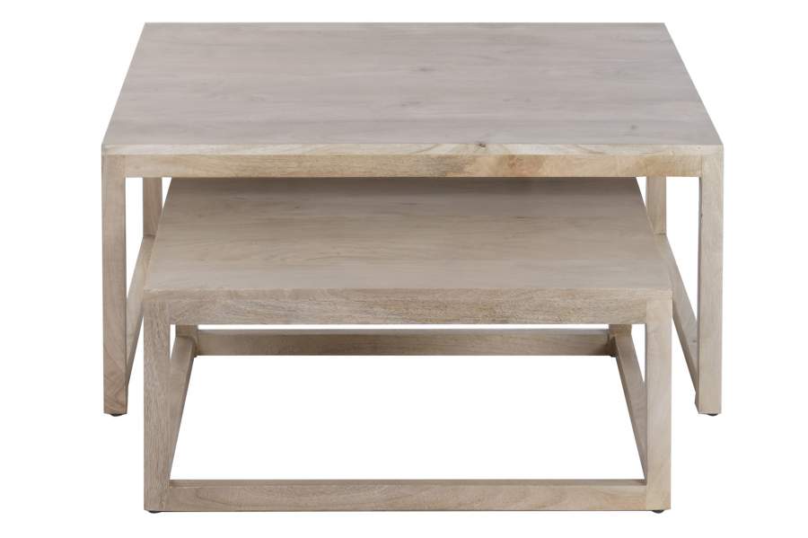 MESA CENTRO SET 2 MANGO 90X90X41