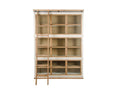 VITRINA MADERA CRISTAL 180X45X240
