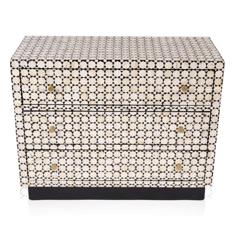 COMODA MANGO HUESO 100X40X80 TARACEA