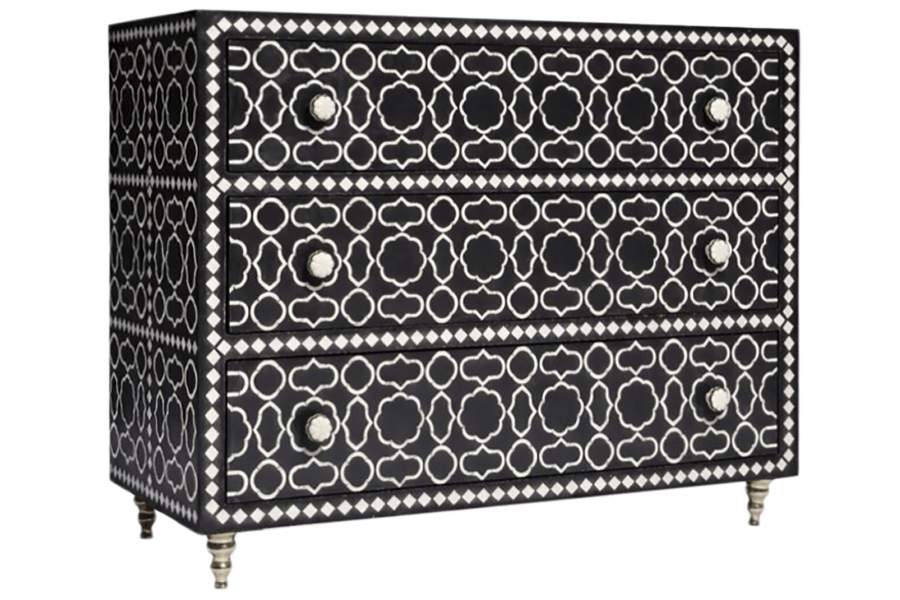 COMODA MANGO HUESO 100X40X85